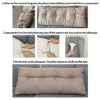 SOGA 120cm Blue Wedge Bed Cushion