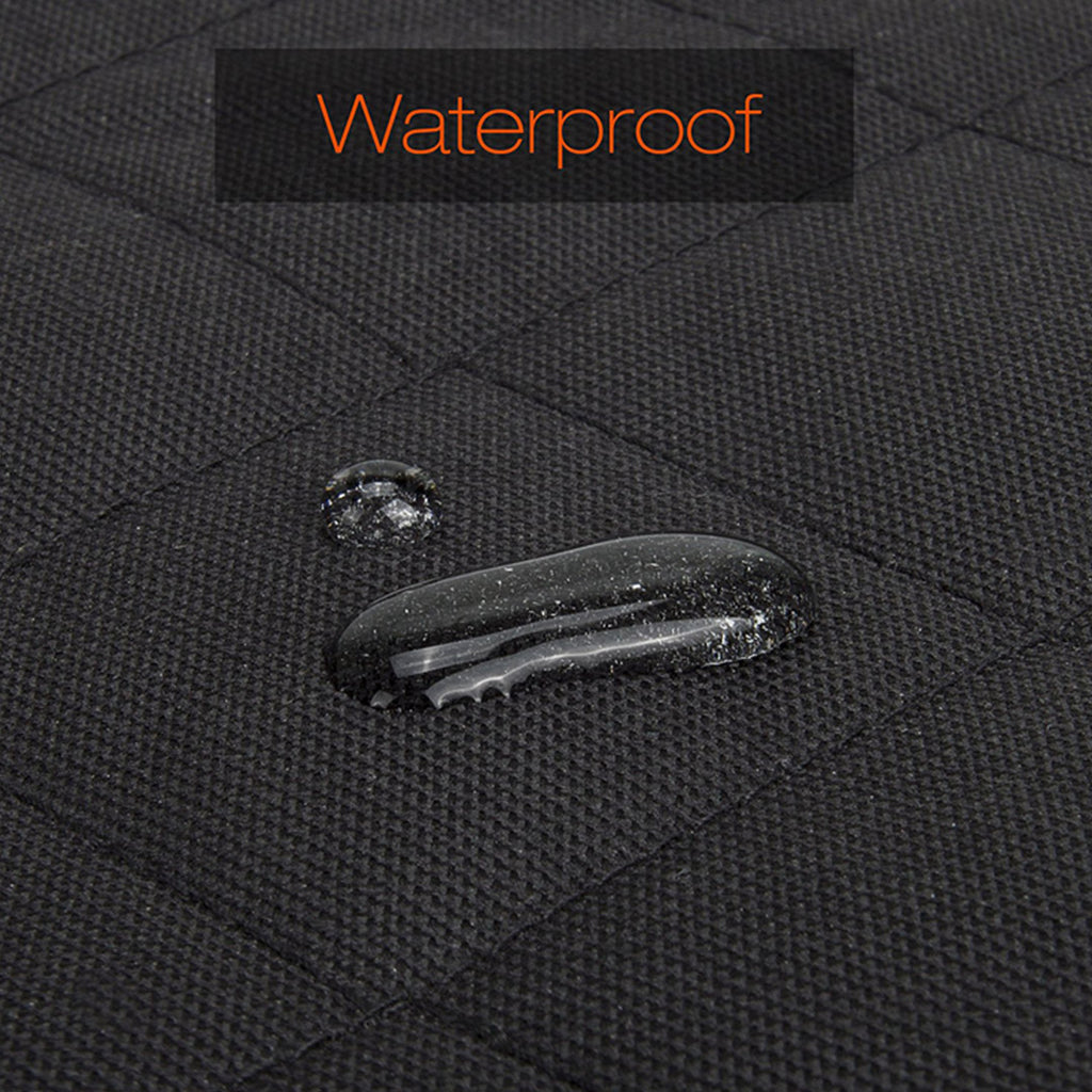 600D Oxford Waterproof Pet Back Seat Mat Black