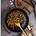 36CM Commercial Cast Iron Wok