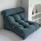 45cm Grey Wedge Lumbar Pillow
