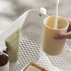 3 Tier Steel White Foldable Kitchen Cart