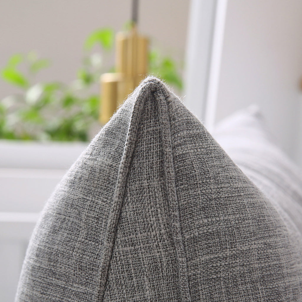 SOGA 120cm Silver Wedge Bed Cushion