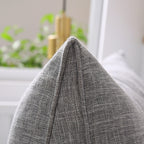SOGA 120cm Silver Wedge Bed Cushion