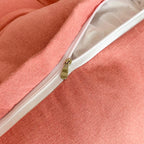 45cm Peach Wedge Lumbar Pillow
