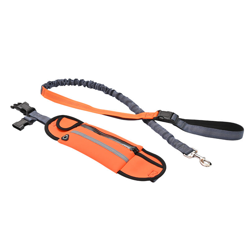 Orange Adjustable Pet Leash