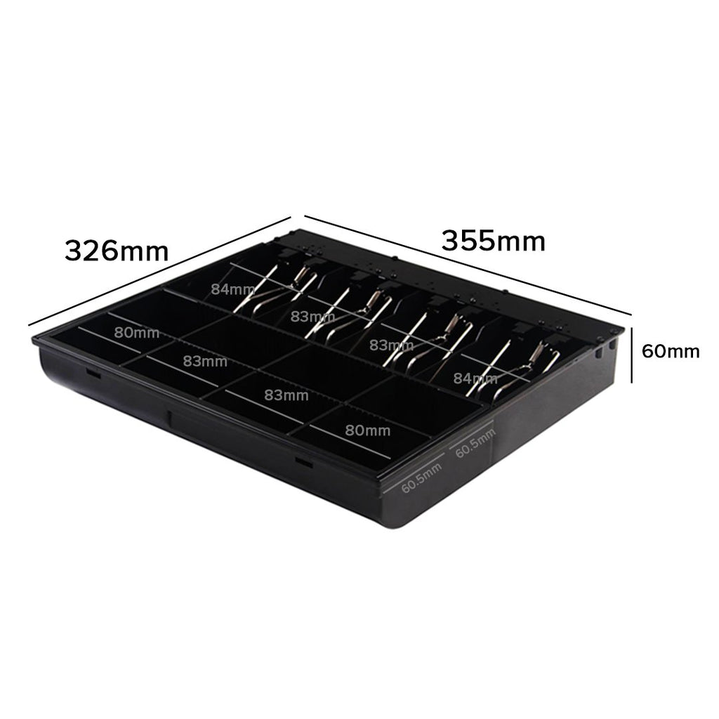 Manual Cash Drawer 4 Bills 8 Coins Tray Pos 410