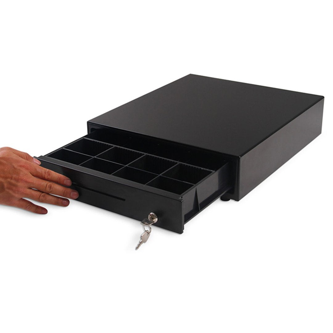 Manual Cash Drawer 4 Bills 8 Coins Tray Pos 350